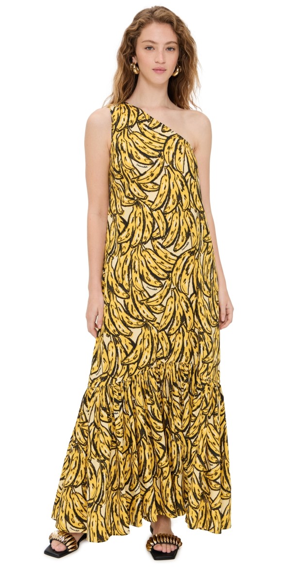 SIMONMILLER Rea Banana Dress Yellow Banana