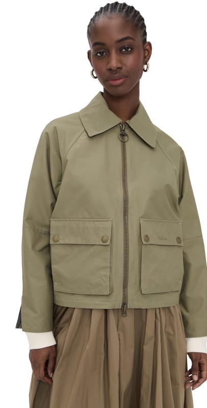 Barbour Barbour Tilda Casual Jacket Dusky Green/Classic