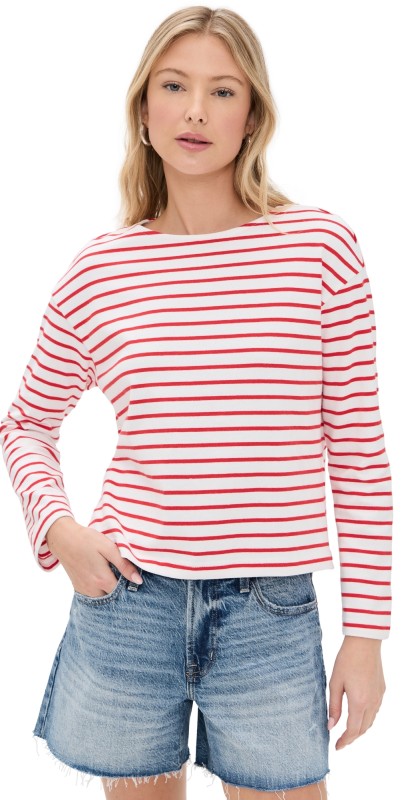 RAILS Macy Top Cherry Stripe