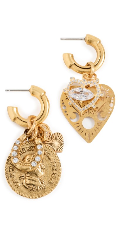 Elizabeth Cole Dalrina Earrings Gold
