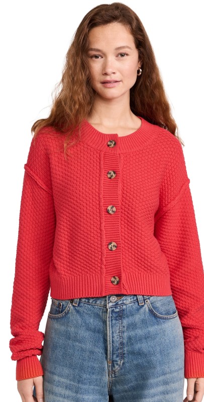 Free People Lila Cardigan Heart Eyes