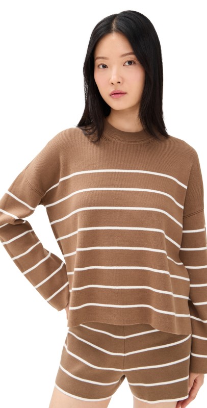La Ligne Leo Sweater Tan / Cream