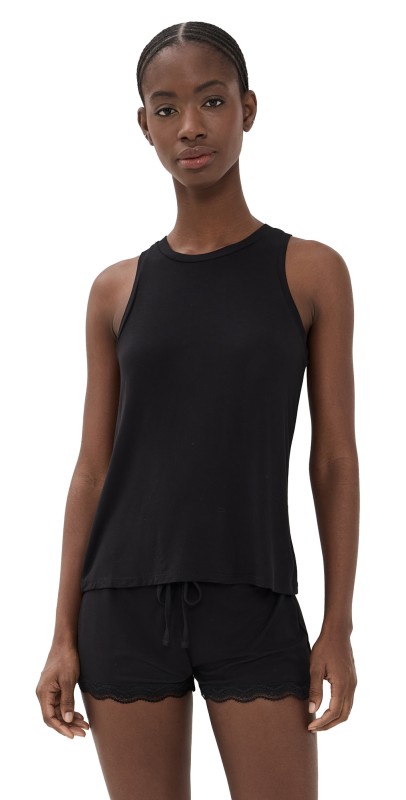 Honeydew Intimates All American Shortie Set Black