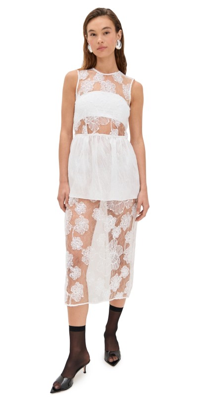 BAUM UND PFERDGARTEN Antonie Dress Blanc de Blanc