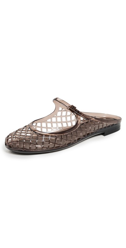 Tory Burch Mellow Mary Jane Jelly Flats Cocoa