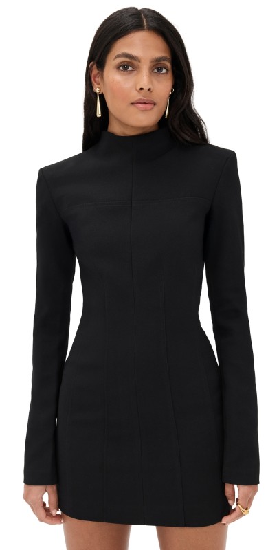 ROTATE Suiting Mini Dress Black