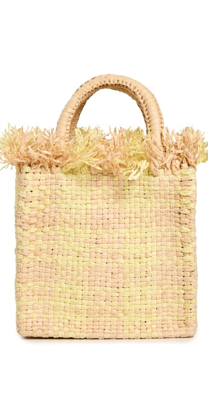 PAMELA MUNSON Check Mate Mini Bag Lemo