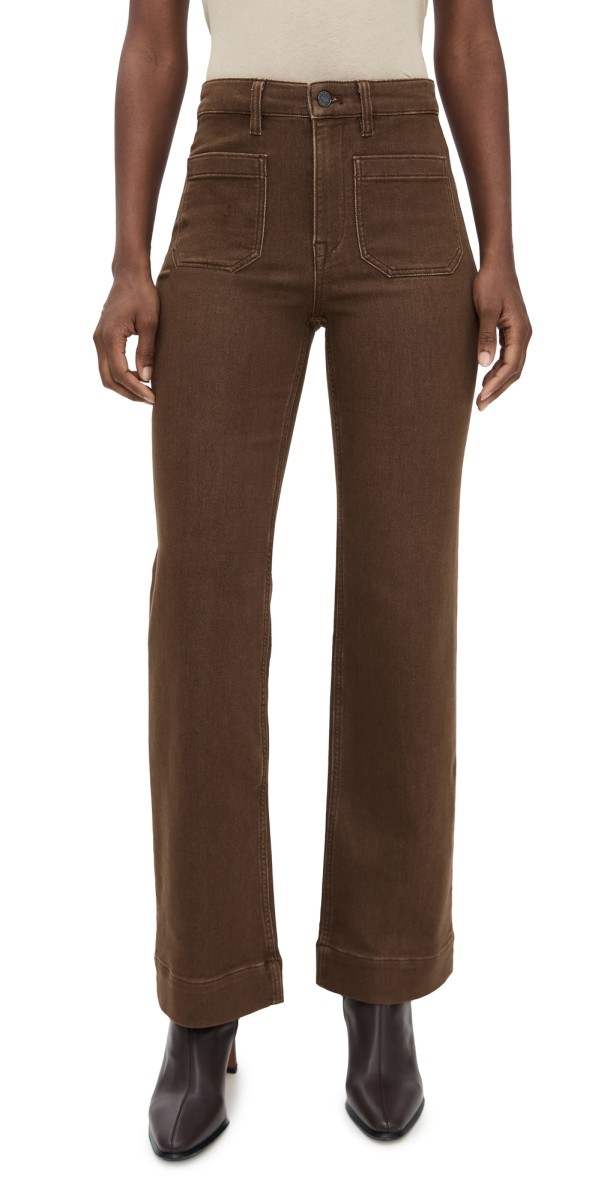 Faherty Stretch Terry Patch Pocket Pants Walnut