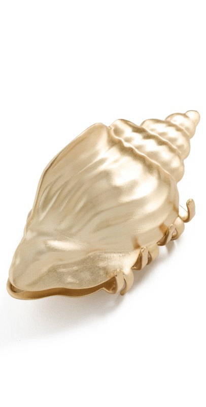 Cult Gaia Camilla Hair Clip Brushed Brass