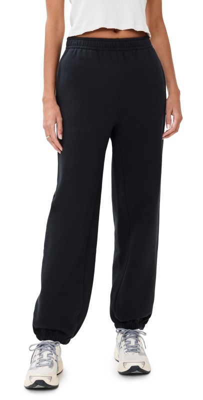 Reformation Skye Boyfriend Sweatpants Black