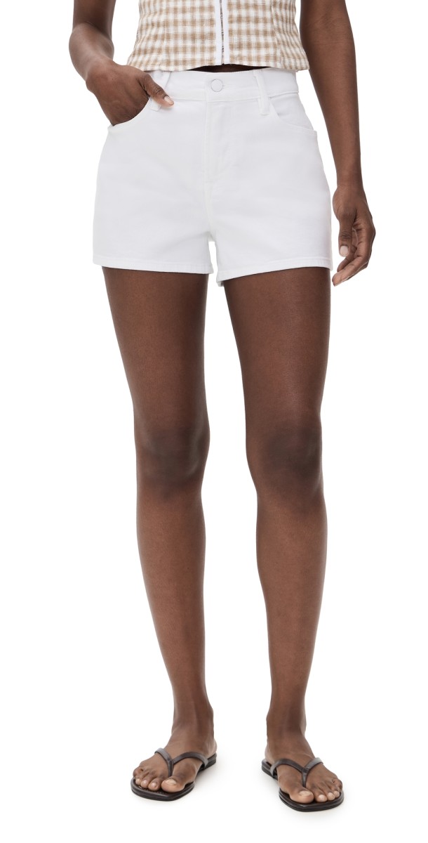 Good American Good 90s Shorts White001
