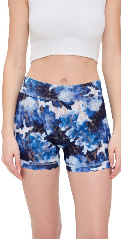 Hanky Panky Printed Signature Lace Boxer Briefs Such a Blur