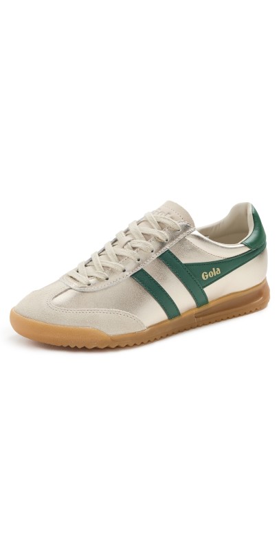 Gola Torpedo Glimmer Sneakers Gold/Evergreen