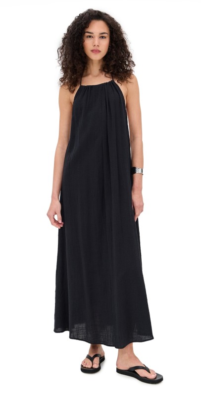STAUD Nightshade Maxi Dress Buttercream