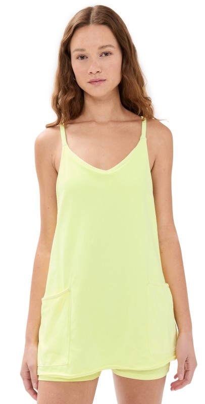 FP Movement Hot Shot Mini Dress Sour Citrus