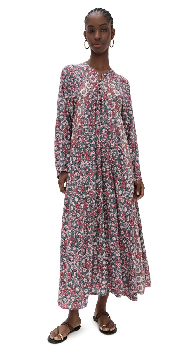 Natalie Martin Collection Fiore Dress Spanish Tile Combo
