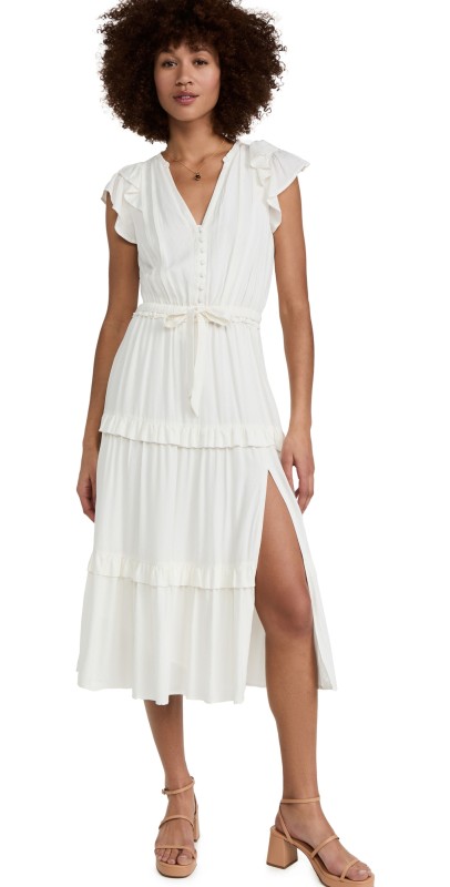 PAIGE Rozlyn Dress White