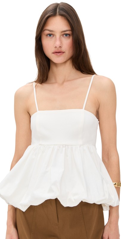 Line & Dot Wesley Mix Medi Top White