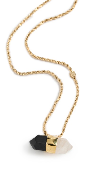 GAS Bijoux Aventurine Necklace Black