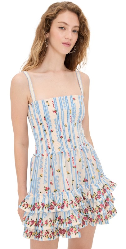 Agua Bendita Alamy Citrus Dress Multicolor