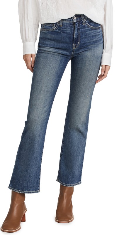 Nili Lotan Boot Cut Jeans Classic Wash