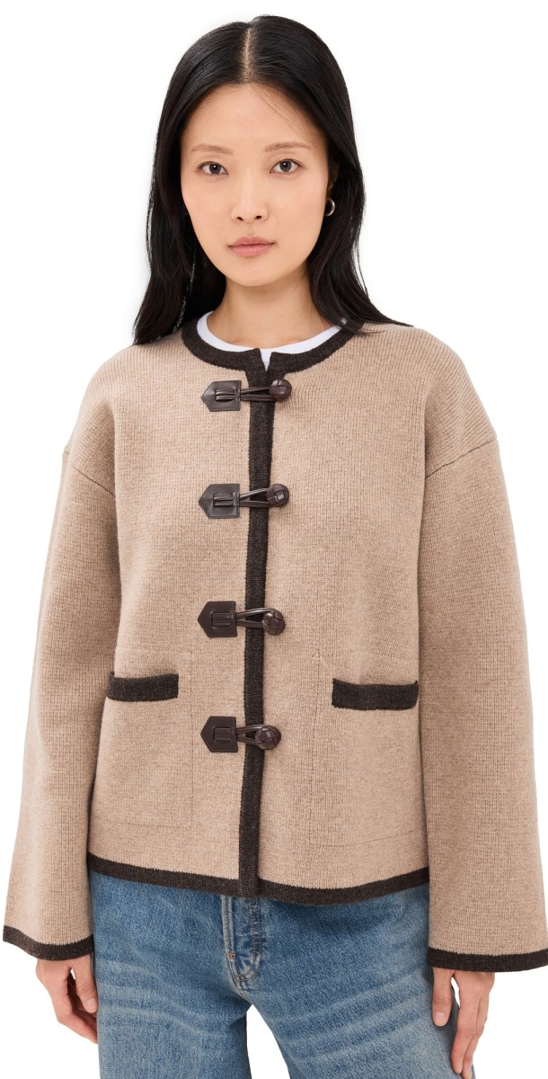 Alex Mill Aubree Sweater In Merino Wool Oatmeal