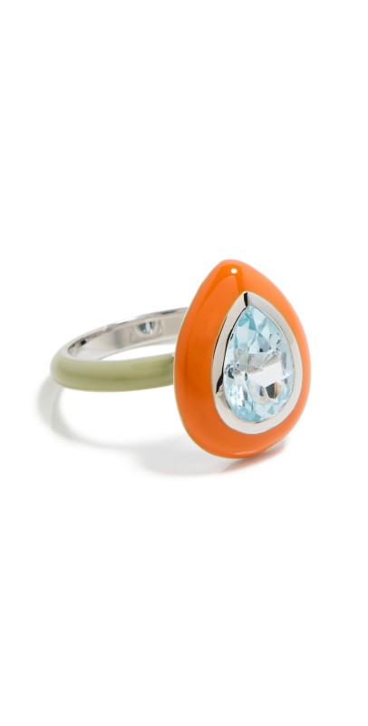 Fry Powers Veronica Cocktail Ring Capri Multi