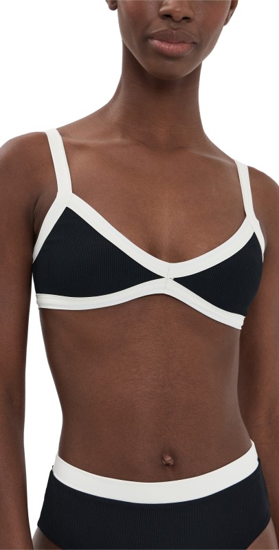 LSPACE Taylor Bikini Top Black/Cream