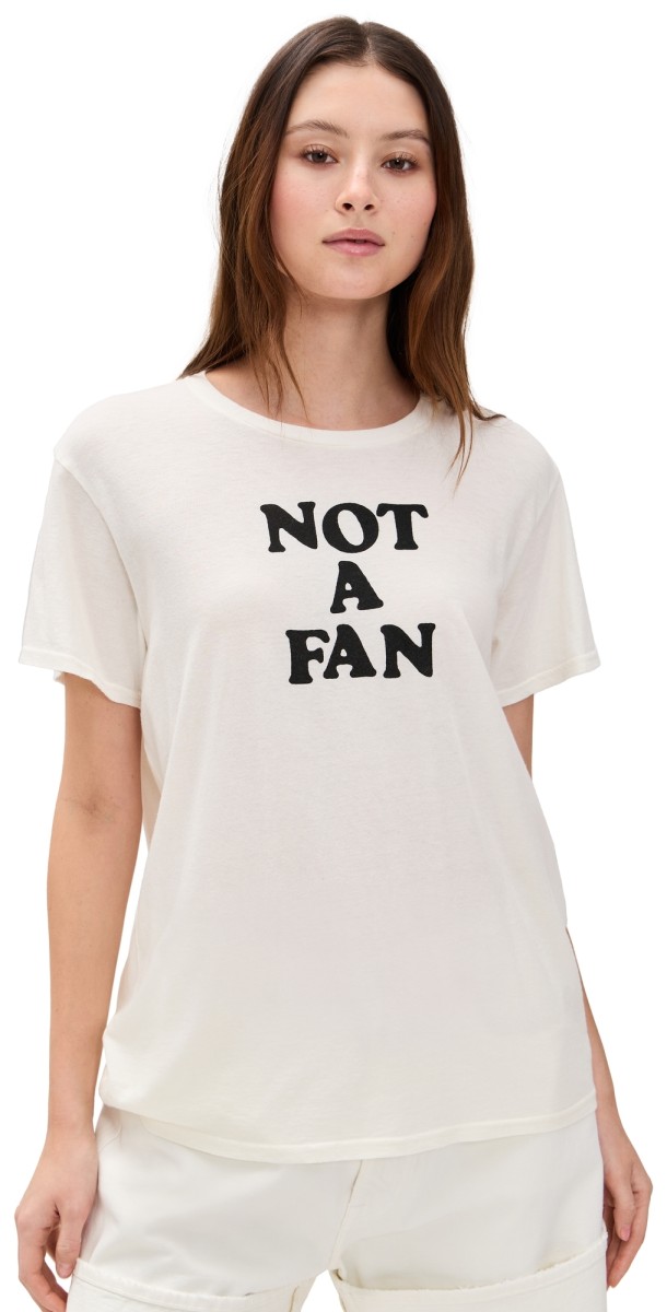 R13 Not A Fan Tee Ecru