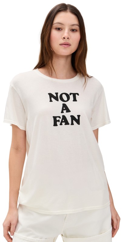 R13 Not A Fan Tee Ecru