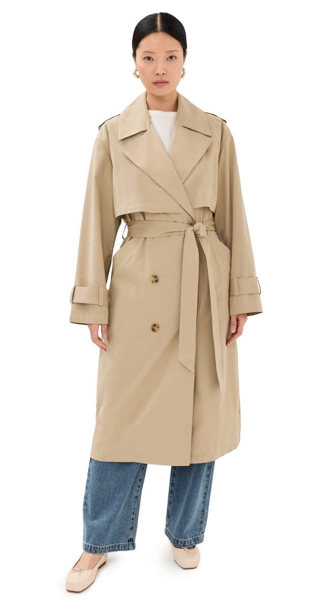 Joe's Jeans The Elizabeth Trench Coat Biscotti