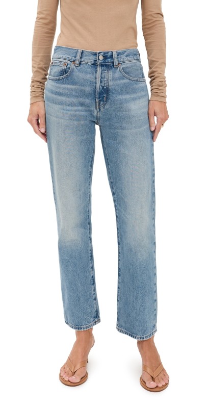 Madewell Petite Longline Straight Jeans Atlin Wash