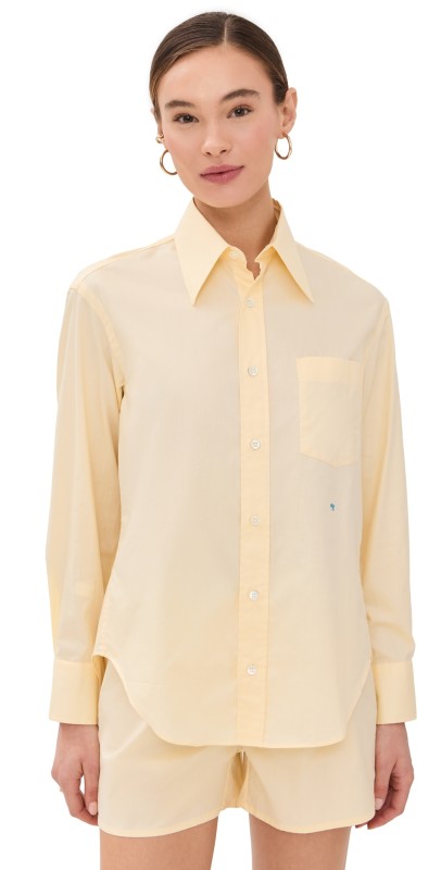 HOMMEGIRLS 70s Pocket Shirt Yellow