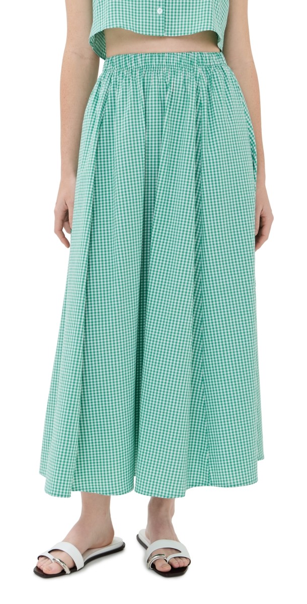 LE BOP Martha Skirt Black Gingham
