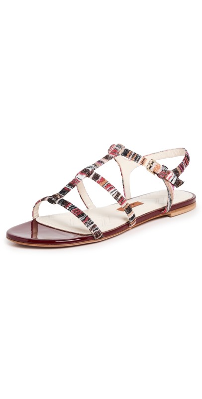 Missoni Alma Sandals Raschel Orange Red