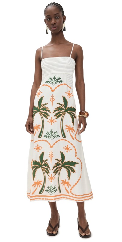Seven Wonders Veronne Midi Dress Cabanna Sand