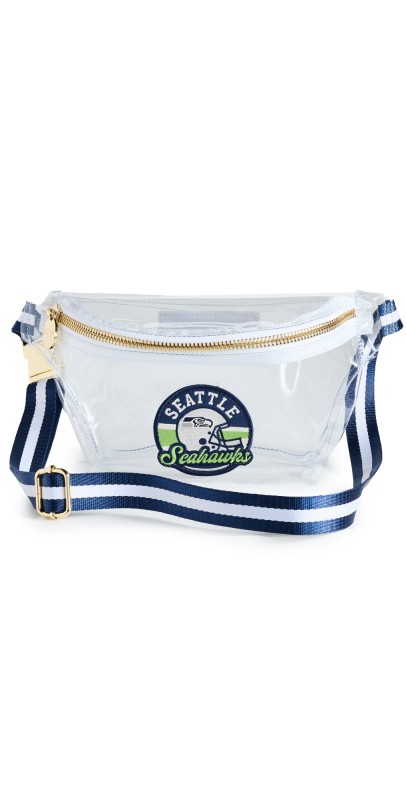 Stoney Clover Lane Seattle Seahawks Clear Fanny Pack Sapphire/Whit
