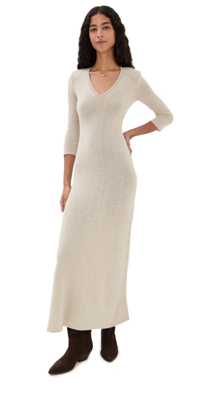 Isabel Marant Salina Maxi Dress Beige