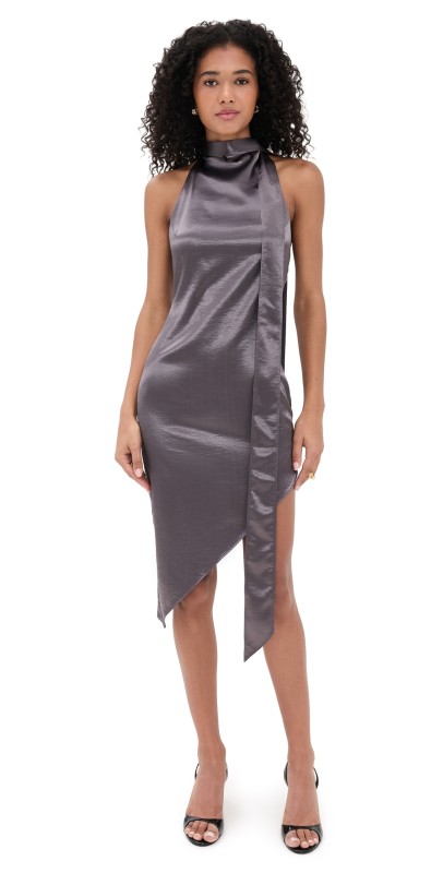 Amanda Uprichard Vallani Dress Graphite