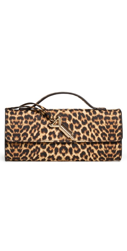 Florian London Mini Anya Clutch Leopard