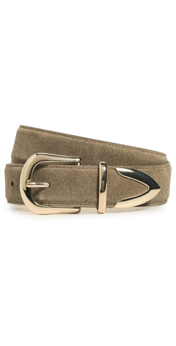 B-Low The Belt Marc Suede Belt Dk. Moss Gold