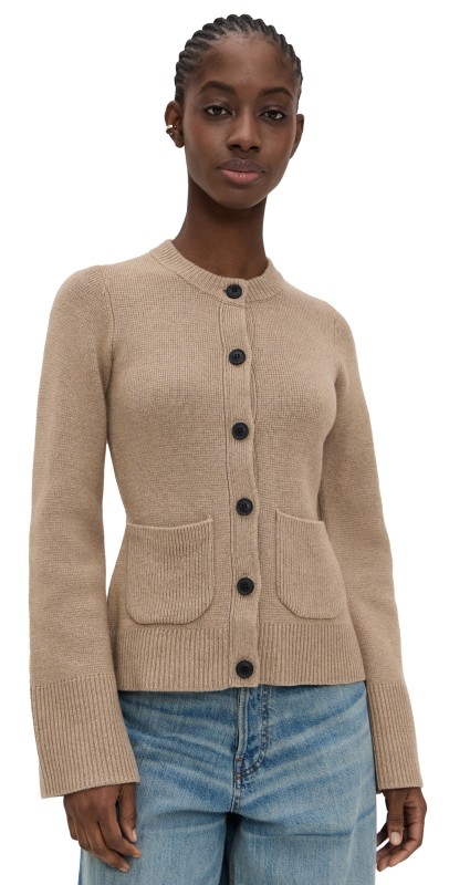 Pistola Denim Dani Cinched Waist Cardigan Toasted Wheat