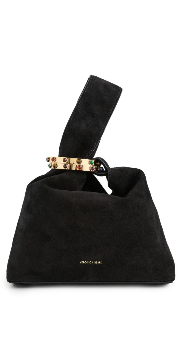 Veronica Beard Suede Veronica Beard Swing Bag Black