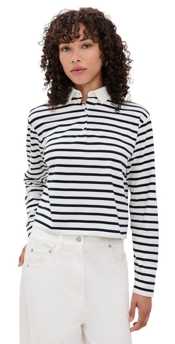 KULE The Lexie Top Cream/Navy
