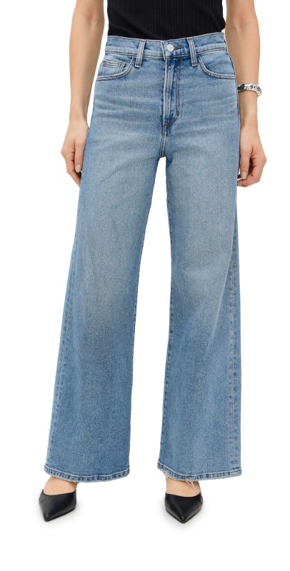 Joe's Jeans The Mia Petite High Rise Wide Leg Jeans Visionary