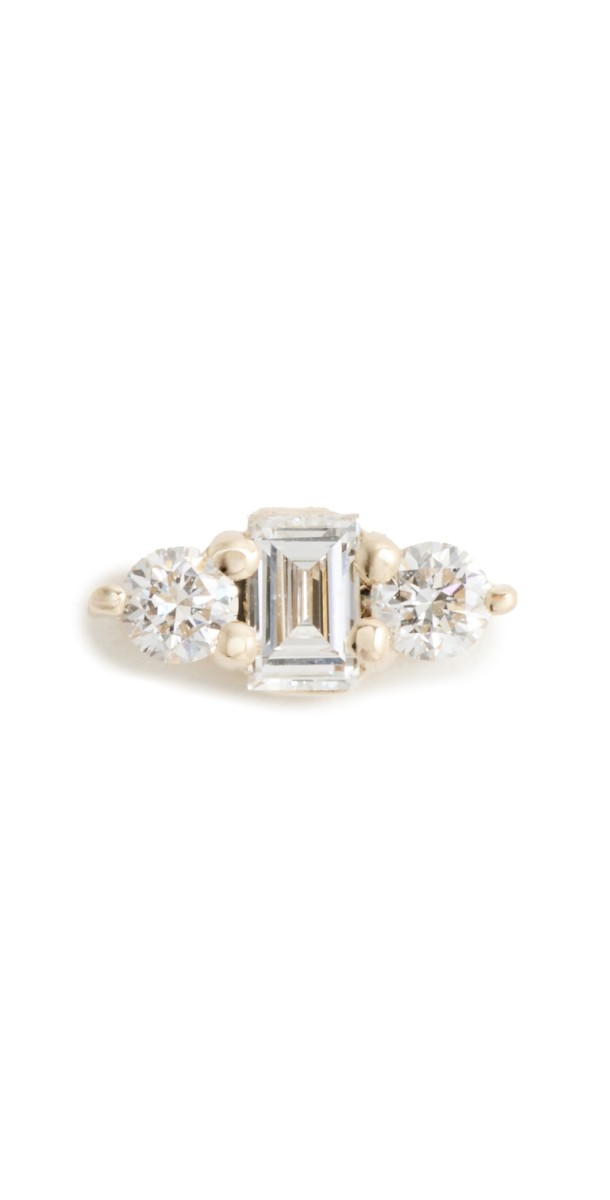 EF Collection 14k Diamond Mia Stud Earrings Yellow Gold