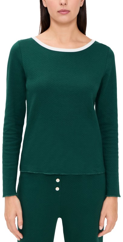 Cozyland by Morgan Lane Ellie Tee Evergreen Pointelle