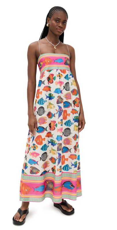 Show Me Your Mumu Skylar Maxi Dress Rainbow Reef