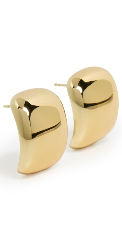 Martha Calvo Pebble Earrings Gold