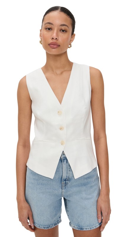 Joe's Jeans The Maeve Vest Ecru
